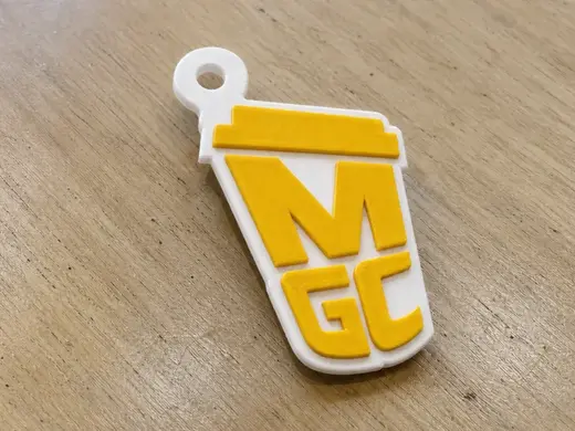 Mega MGC Coffee key chain