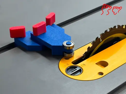 Thin Rip Guide for Table Saw Fence