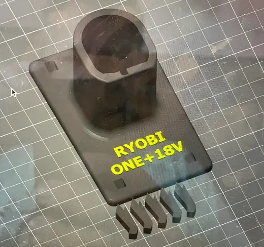 RYOBI ONE + 18 V Accuholder for IKEA Skadis