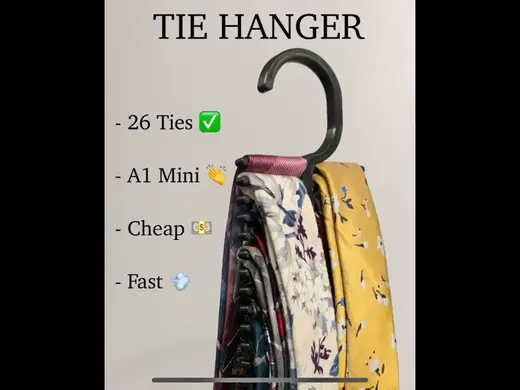 Tie hanger - Holds 26 Ties
