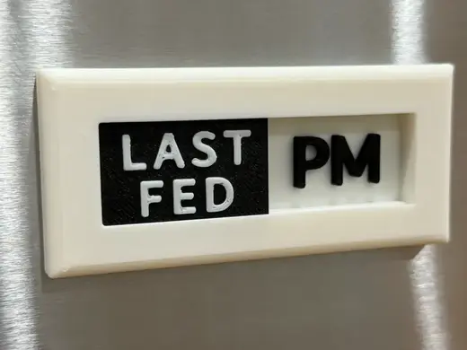 Pet Fed Sign - With or without 8x3mm magnet