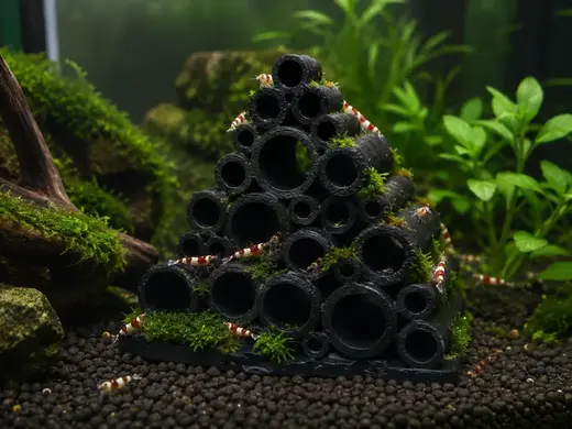Shrimp Tube Pyramid