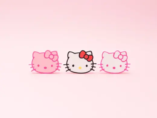 HOODIE DRAWSTRING CUTE KITTY CLIPS