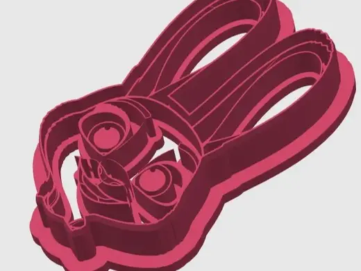 Cookie cutter Judy Hopps de Zootopia Disney movie