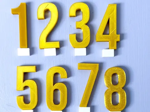 Party Wreath - Numbers Motif Plugs / Birthday Set
