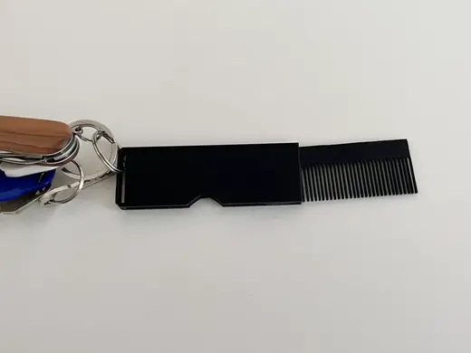 FURKEY V1(keychain beard/hair comb)-PRINT IN PLACE