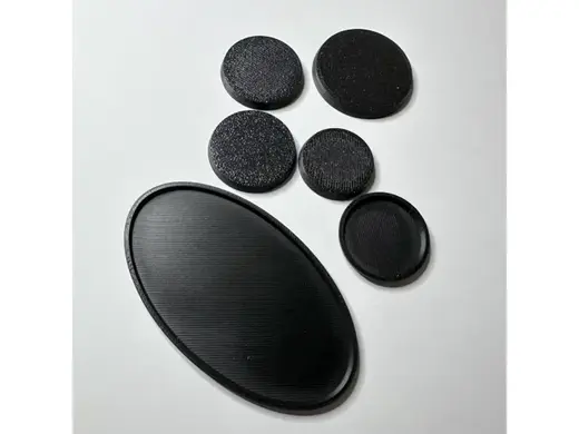 Basic Miniature Bases - STL for Wargaming