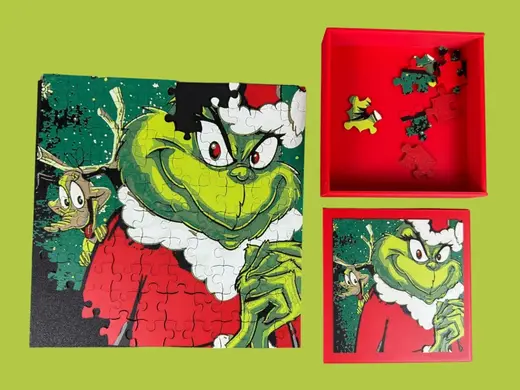 The Grinch and Max - Puzzle & Box Lid