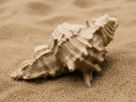 Realistic Seashell #2 - Aquarium & Home Decor