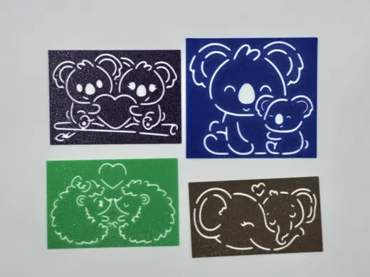 Koala Family Love Stencil Bundle