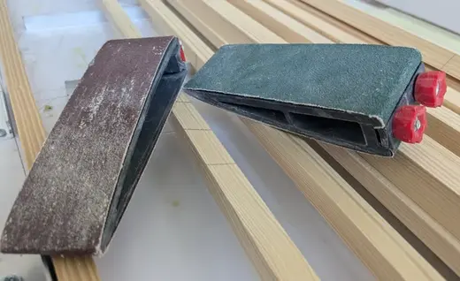 Sandpaper holder , sanding tool