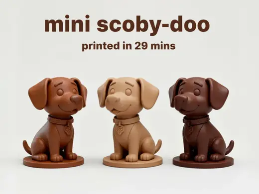 Mini Scooby-Doo – Inspired Playful Dog Figure