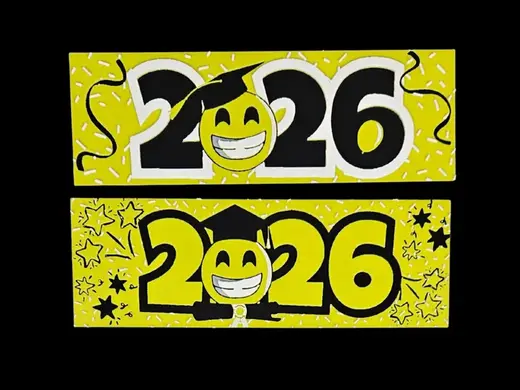 Graduation 2026 Bookmarks (Set 3 - Emojis)