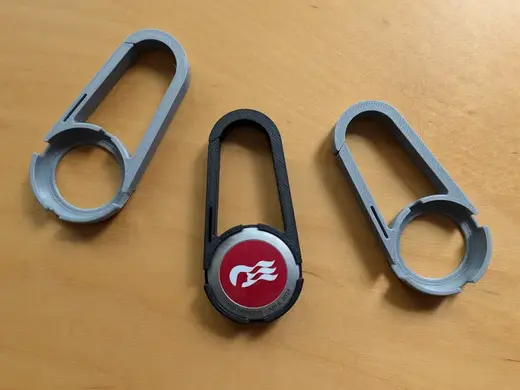 Princess Medallion Carabiner Holder