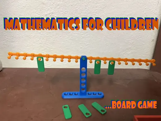 Board game to practice mathematics for children