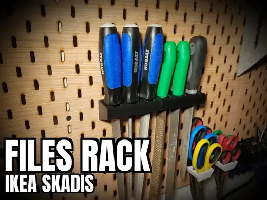 File Racks - IKEA Skadis Version