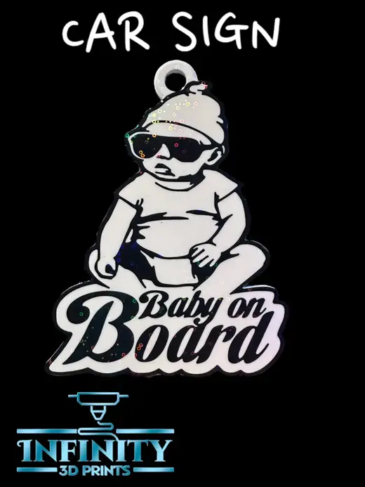 BABY ON BOARD CAR SIGN