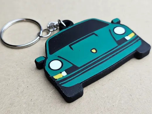 Porsche 911 Classic - Unique Car Keychain