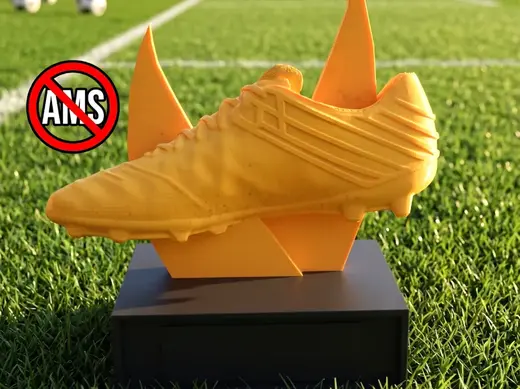 Troféu Chuteira de Ouro Futebol Personalizável