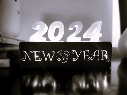 New Year Light w/ Changeable numbers