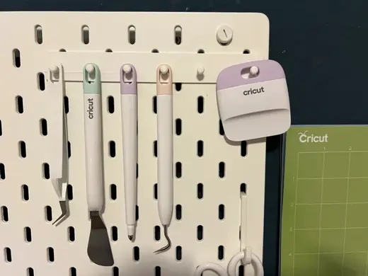 IKEA Skadis Cricut Tools