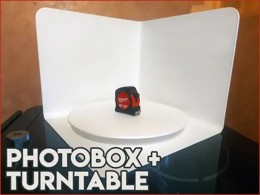 Photobox + turntable