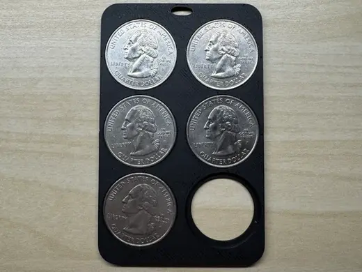US Quarters Holder (credit card size)