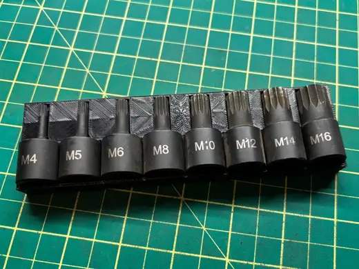 Matco 3/8 Triple Square socket organizer