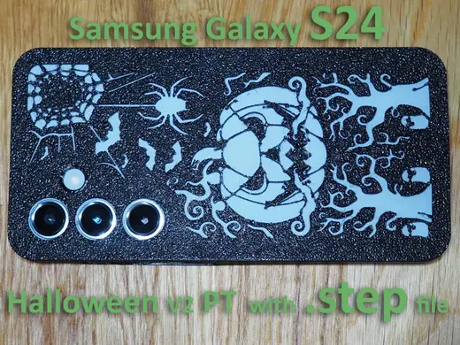 Samsung Galaxy S24 Halloween 2 - with .step file