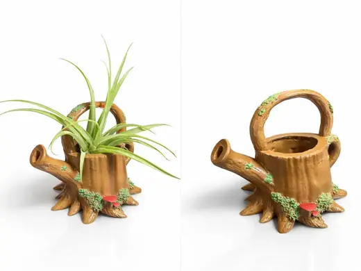 Air Plant Watering Stump Pot