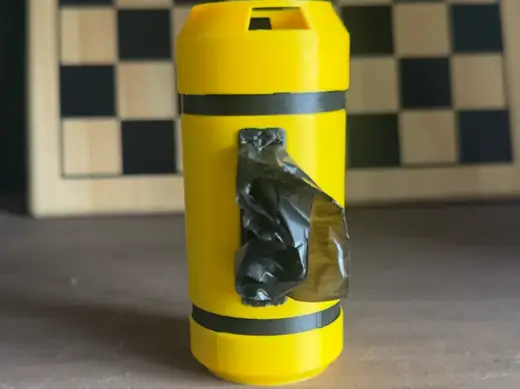 Monsters Inc poop bag holder