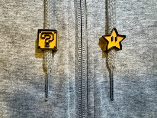 Hoodie charms decoration – Super Mario bros. 8 bit