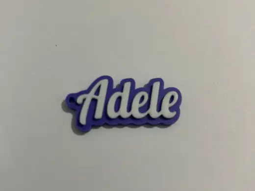Adele name keychain