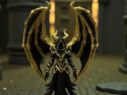 Ornate Demon Queen - High Detail Display Statue
