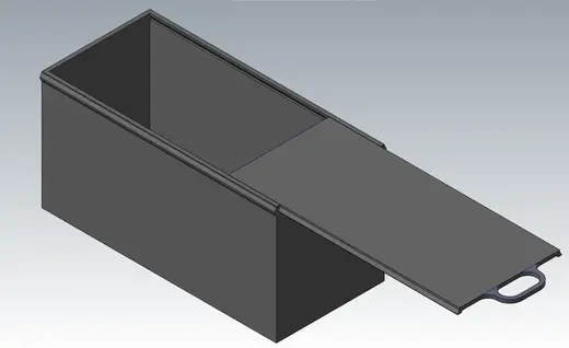USD Box With Sliding Top