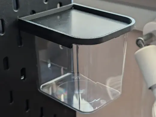 IKEA Skadis lidded box lock