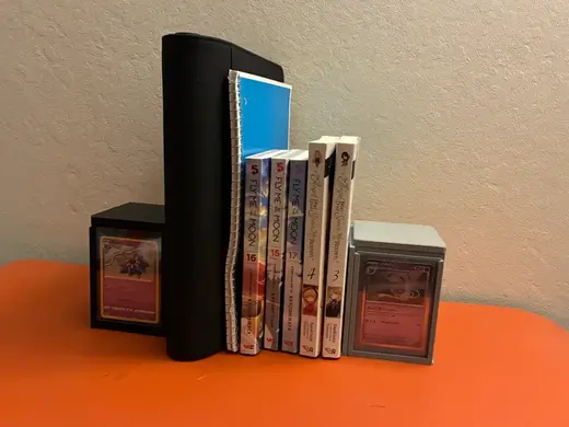 Toploader Bookend Display – Fit 50 Toploaders 35pt
