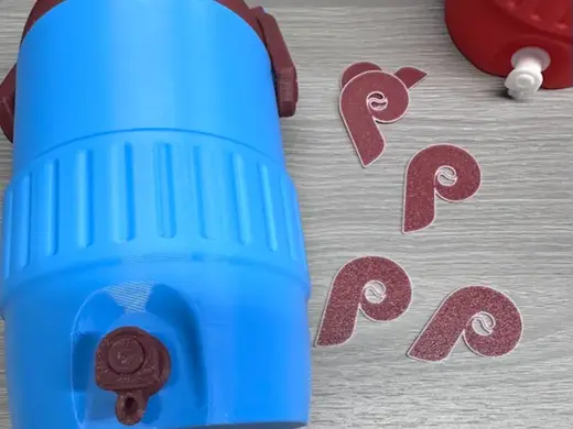 Philadelphia Phillies Retro Logo - Cooler Koozie