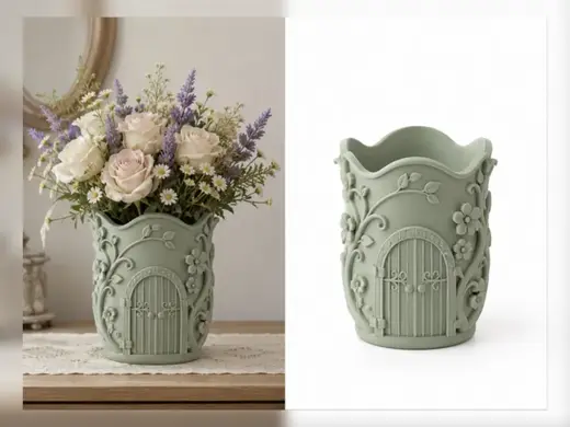 Sage Cottage Door Vase