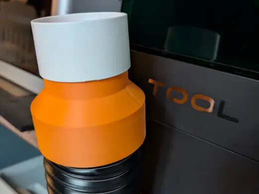 Pipe adaptor Xtool S1 to Desktop Purifier