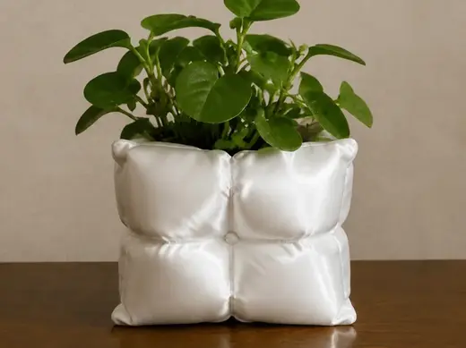 Vaso Cuscino di seta per piante