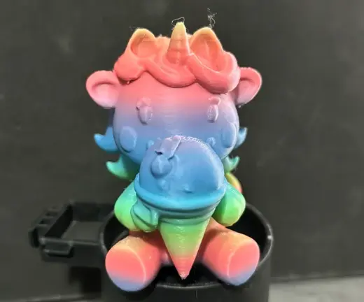 Unicorn with ice cream