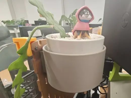 宜家洞洞板简易花盆托架