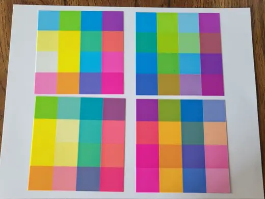 4 Filament Color Test