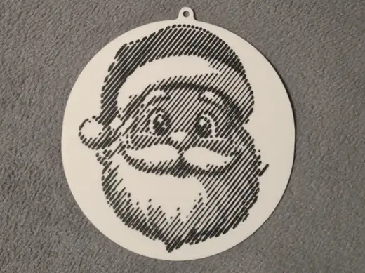 Weihnachtsanhänger 95mm 8g