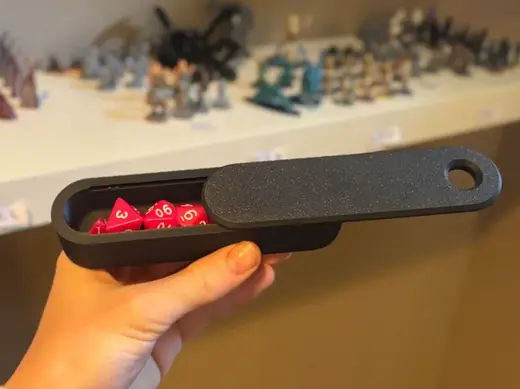 DND & TTRPG Snap fit Dice Box - Single Set