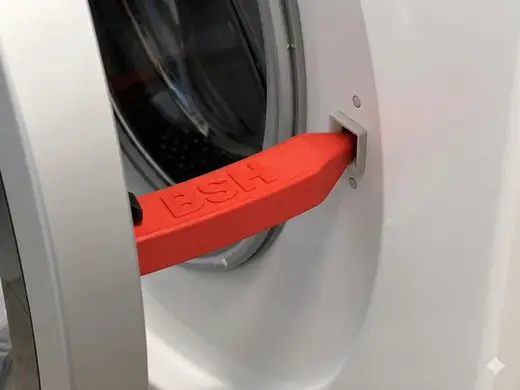 Siemens Bosch BSH clothes washer door prop, opener