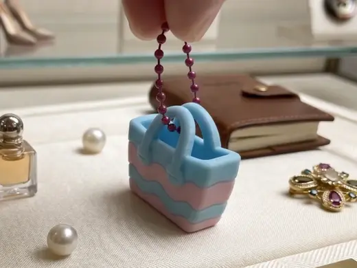 Miniature Wavy Tote Bag