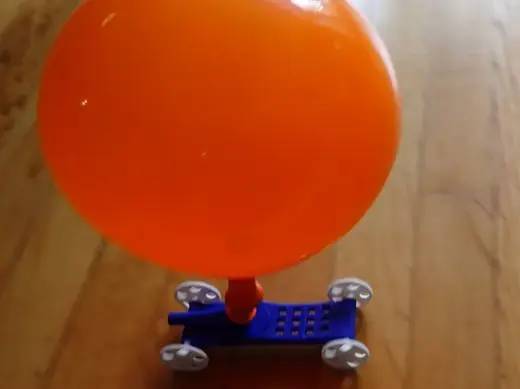 Lightweight Balloon Air Jet Powered Car