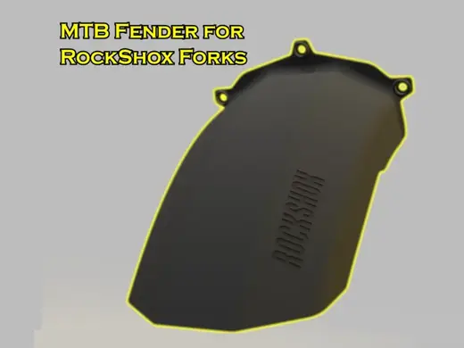 Mountain Bike Fender for RockShox Forks